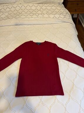 Polo by Ralph Lauren Burgundy Crewneck Sweatshirt